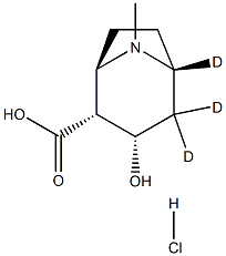 Ecgonine-D3 HCl Structure