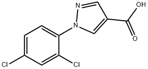 1-(2,4-dichlorophenyl)-1H-pyrazole-4-carboxylic acid Structure