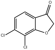 6,7-dichloro-2,3-dihydro-1-benzofuran-3-one Struktur