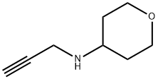 N-(PROP-2-YN-1-YL)OXAN-4-AMINE 结构式