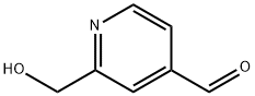 4-Pyridinecarboxaldehyde, 2-(hydroxymethyl)- Structure
