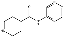 N-(pyrazin-2-yl)piperidine-4-carboxamide Structure