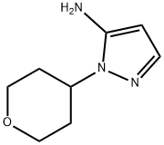 2-(Tetrahydro-pyran-4-yl)-2H-pyrazol-3-ylamine Struktur