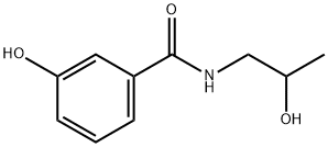 3-羟基-N-(2-羟基丙基)苯甲酰胺 结构式