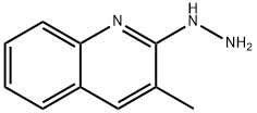 2-hydrazinyl-3-methylquinoline Struktur