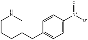 Piperidine, 3-[(4-nitrophenyl)methyl]- Structure