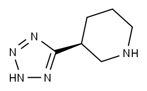 (3S)-3-(2H-1,2,3,4-tetrazol-5-yl)piperidine,1159737-06-0,结构式