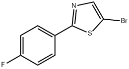 5-Bromo-2-(4-fluorophenyl)thiazole,1159814-40-0,结构式