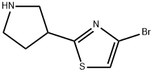 4-Bromo-2-(pyrrolidin-3-yl)thiazole|