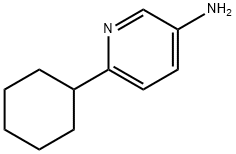 6-CYCLOHEXYLPYRIDIN-3-AMINE, 1159815-49-2, 结构式