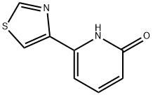 2-Hydroxy-6-(thiazol-4-yl)pyridine 结构式