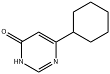 6-环己基嘧啶-4-醇, 1159818-32-2, 结构式