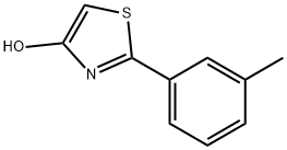 2-(3-Tolyl)-4-hydroxythiazole, 1159818-49-1, 结构式