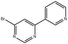 4-溴-6-(吡啶-3-基)嘧啶, 1159818-78-6, 结构式