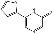 2-Hydroxy-6-(2-furyl)pyrazine 结构式