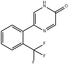 5-(2-Trifluoromethylphenyl)-2-hydroxypyrazine 结构式