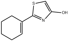 2-(Cyclohexenyl)-4-hydroxythiazole 结构式