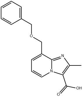 8-[(benzyloxy)methyl]-2-methylimidazo[1,2-a]pyridine-3-carboxylic acid Structure