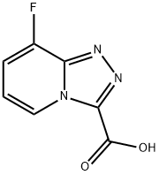 8-Fluoro-[1,2,4]triazolo[4,3-a]pyridine-3-carboxylic acid Structure