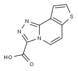 thieno[3,2-c][1,2,4]triazolo[4,3-a]pyridine-3-carboxylic acid Structure
