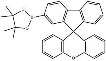 4,4,5,5-tetramethyl-2-(spiro[fluorene-9,9'-xanthene]-2-yl)-1,3,2-dioxaborolane Structure