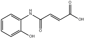 (E)-4-(2-hydroxyanilino)-4-oxo-2-butenoic acid Struktur