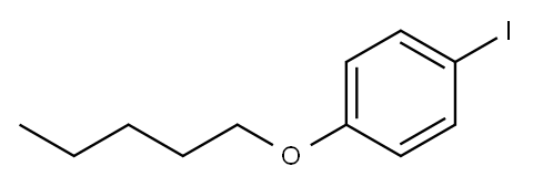 Benzene, 1-iodo-4-(pentyloxy)- Structure
