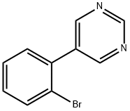 5-(2-BROMOPHENYL)PYRIMIDINE 结构式