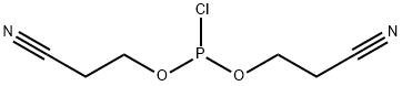 Phosphorochloridous acid, bis(2-cyanoethyl) ester
