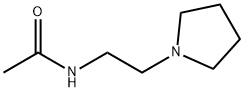 N-[2-(吡咯烷-1-基)乙基]乙酰胺, 116773-81-0, 结构式