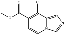 8-氯咪唑并[1,5-A]吡啶-7-羧酸甲酯, 1168102-34-8, 结构式