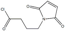 4-(2,5-ジオキソ-3-ピロリン-1-イル)ブタン酸クロリド 化学構造式