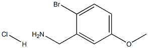 (2-bromo-5-methoxyphenyl)methanaminehydrochloride Struktur