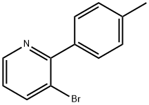 3-Bromo-2-(4-methylphenyl)pyridine 化学構造式