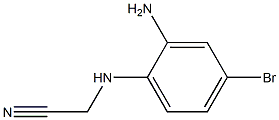 (2-Amino-4-bromo-phenylamino)-acetonitrile 结构式