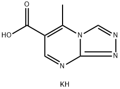 POTASSIUM 5-METHYL[1,2,4]TRIAZOLO[4,3-A]PYRIMIDINE-6-CARBOXYLATE Struktur