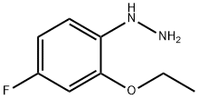 Hydrazine, (2-ethoxy-4-fluorophenyl)- Struktur