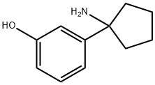 3-(1-aminocyclopentyl)phenol Struktur