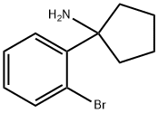 1-(2-Bromophenyl)cyclopentanamine Struktur