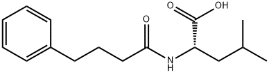 L-Leucine, N-(1-oxo-4-phenylbutyl)-,117611-45-7,结构式