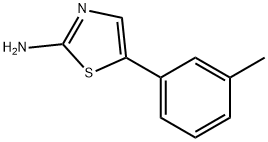 5-(3-甲基苯基)-1,3-噻唑-2-胺, 1178168-92-7, 结构式