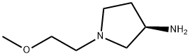 3-Pyrrolidinamine,1-(2-methoxyethyl)-,(3R)-(9CI) 结构式