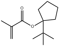 1-(tert-Butyl)cyclopentyl Methacrylate Structure
