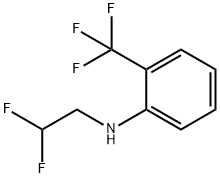 N-(2,2-二氟乙基)-2-(三氟甲基)苯胺, 1179732-72-9, 结构式
