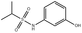 2-Propanesulfonamide, N-(3-hydroxyphenyl)- Structure