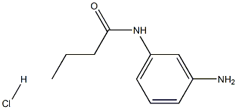 N-(3-氨基苯基)丁酰胺盐酸盐,1181458-24-1,结构式