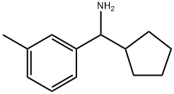 CYCLOPENTYL(3-METHYLPHENYL)METHANAMINE Structure