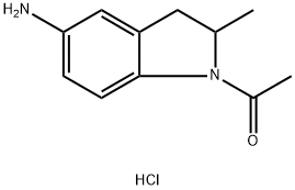 1-(5-AMINO-2-METHYL-2,3-DIHYDRO-INDOL-1-YL)-ETHANONE HYDROCHLORIDE,1185109-69-6,结构式