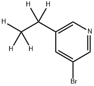 3-Bromo-5-(ethyl-d5)-pyridine Structure