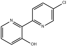 3-Hydroxy-5'-chloro-2,2'-bipyridine 结构式